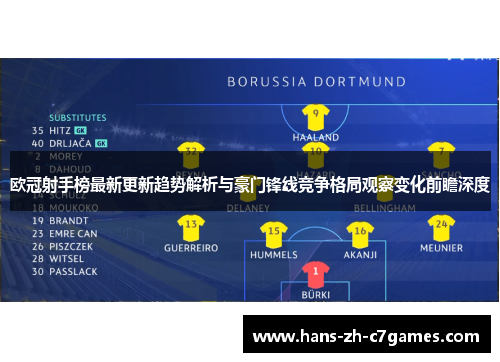 欧冠射手榜最新更新趋势解析与豪门锋线竞争格局观察变化前瞻深度